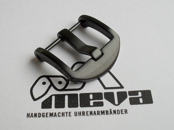 20mm OEM-buckle satined black PVD
