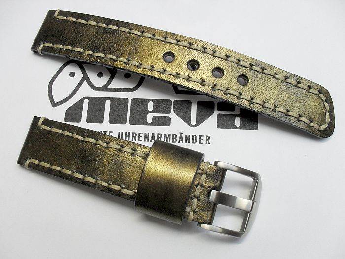 20013 - 20mm Uhrenband "Rindleder bronze"