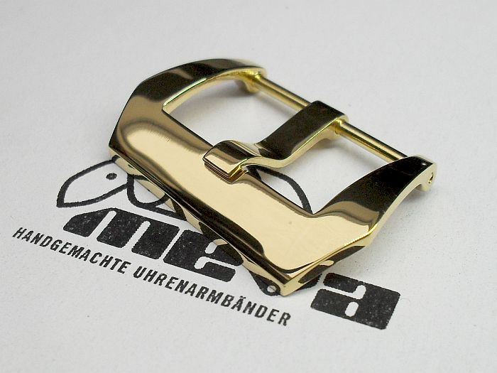 24mm PRE-V-buckle gold-plated polished